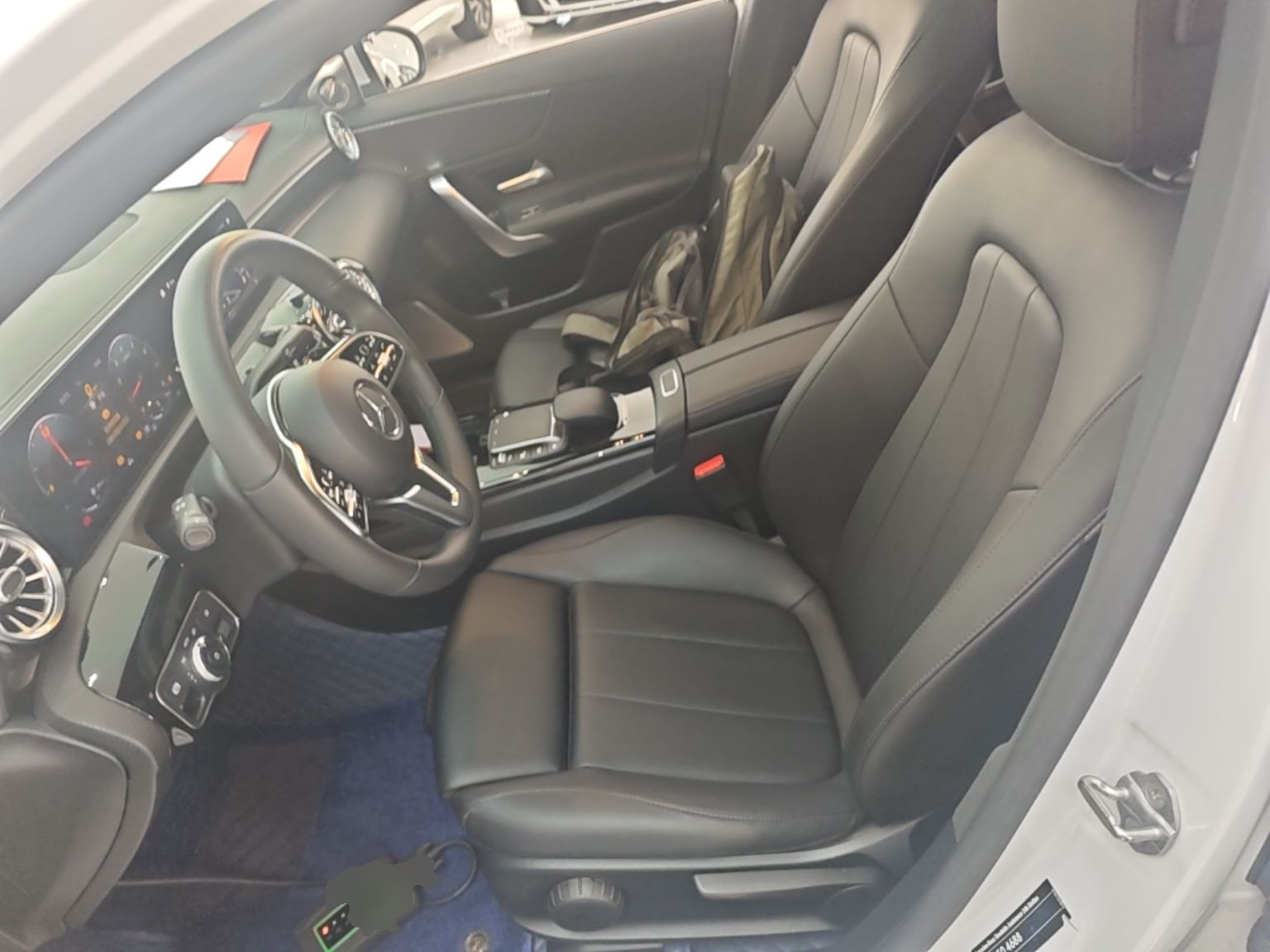 Vordere Reihe im Auto