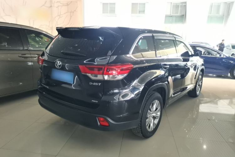 Used Toyota Highlander 2021 2.0T Four-Wheel Drive Elite Edition 7-Seater Rear Right 45 Deg