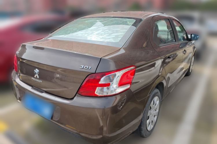 Used Peugeot 301 2016 1.6L Manual Comfort Edition Rear Right 45 Deg