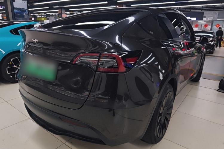 Used Tesla Model Y 2021 Standard Range Rear-Wheel Drive Version Rear Right 45 Deg