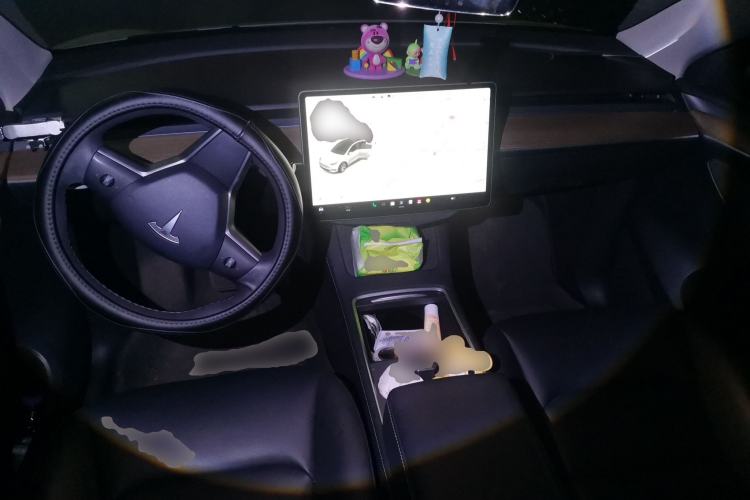 Used Tesla Model Y 2021 Standard Range Rear-Wheel Drive Version Center Console