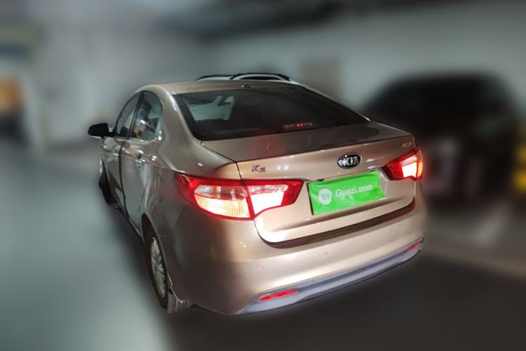 Used Kia K2 2012 Sedan 1.4L Automatic GLS Commemorative Edition Rear Left 45 Deg