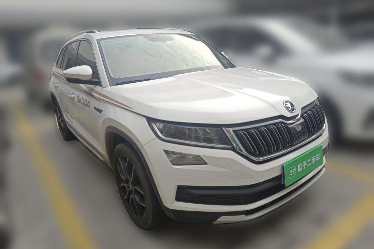 Used Skoda Kodiaq 2018 TSI380 7-Seater Four-Wheel-Drive Flagship Edition Front Right 45 Deg