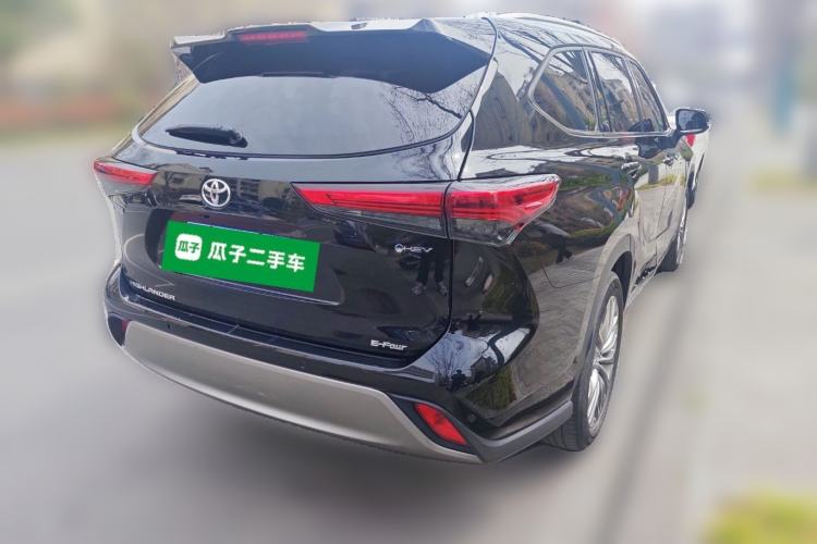 Used Toyota Highlander 2024 2.5L Smart Electric Hybrid Dual-Engine Four-Wheel Drive Prestige Version – 7 Seats Rear Right 45 Deg