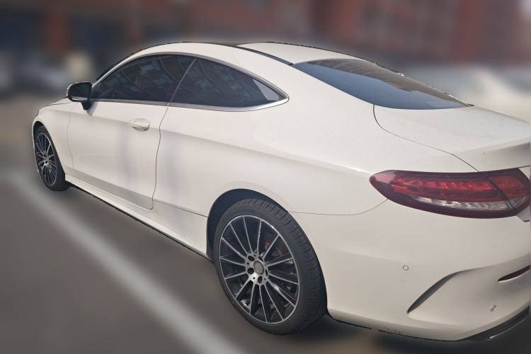 Used Mercedes-Benz C-Class 2016 C 200 4MATIC Coupe Rear Left 45 Deg