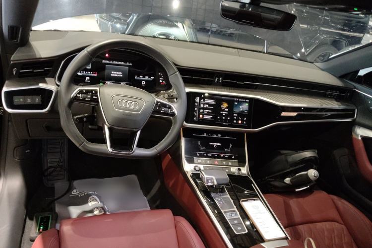 Used Audi A7L 2023 45 TFSI quattro S-line Black Warrior Edition Center Console