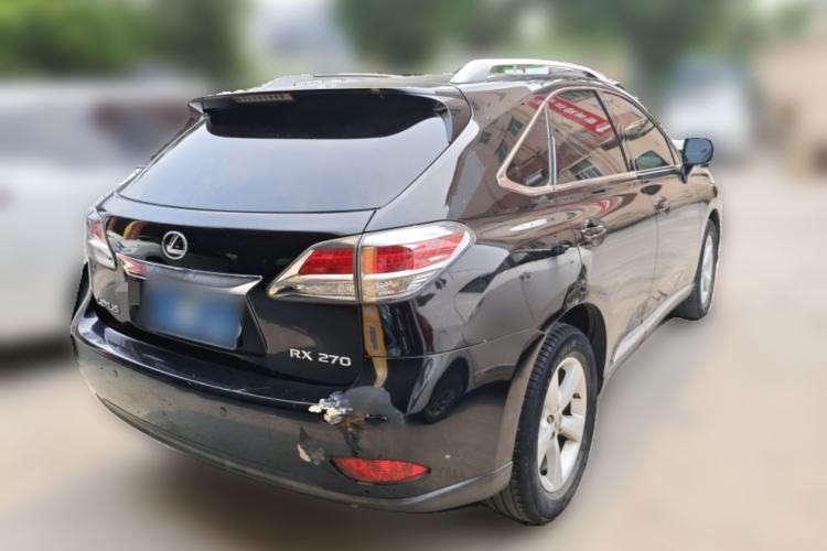 Used Lexus RX Classic 2012 270 Elegant Edition Rear Right 45 Deg