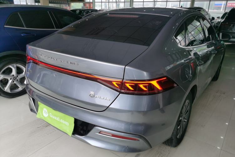 Used BYD Qin PLUS 2023 Champion Edition DM-i 55KM Leading Model Rear Right 45 Deg