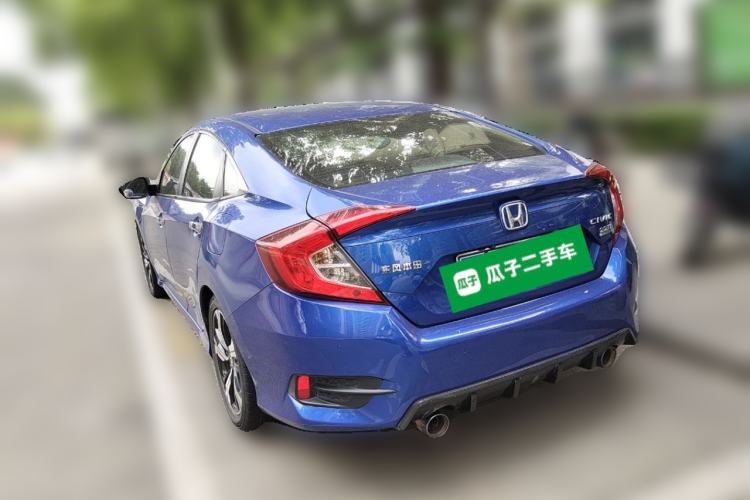 Used Honda Civic 2019 220TURBO CVT Power Edition China VI Emission Standard Rear Left 45 Deg