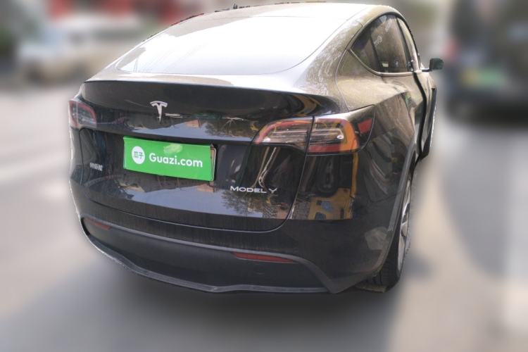 Used Tesla Model Y 2021 Long-Range All-Wheel-Drive Version 3D7 Rear Right 45 Deg