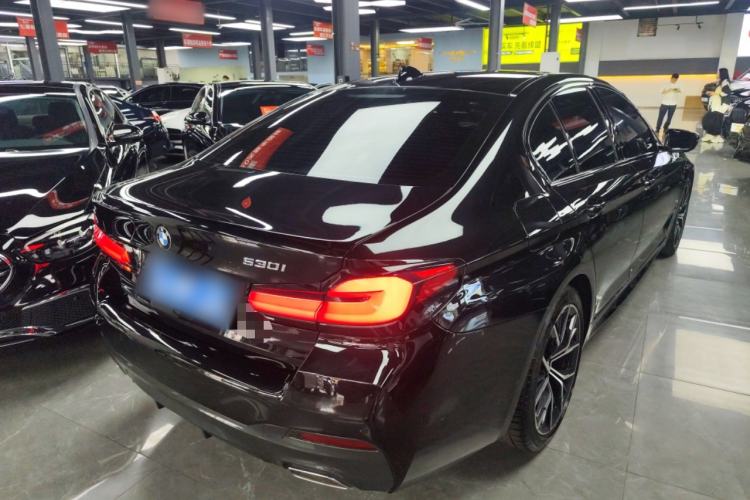 Used BMW 5 Series 2021 530i M Sport Package Rear Right 45 Deg
