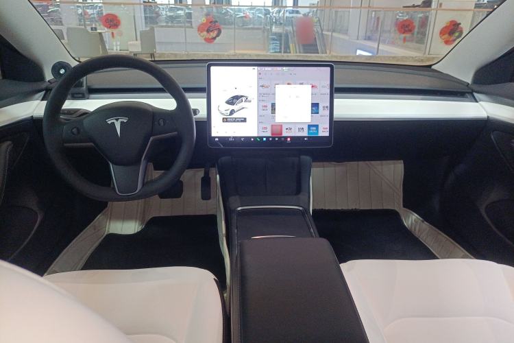 Used Tesla Model 3 2021 Revised Version Standard Range Rear-Wheel Drive Upgraded Edition 3D1 Center Console