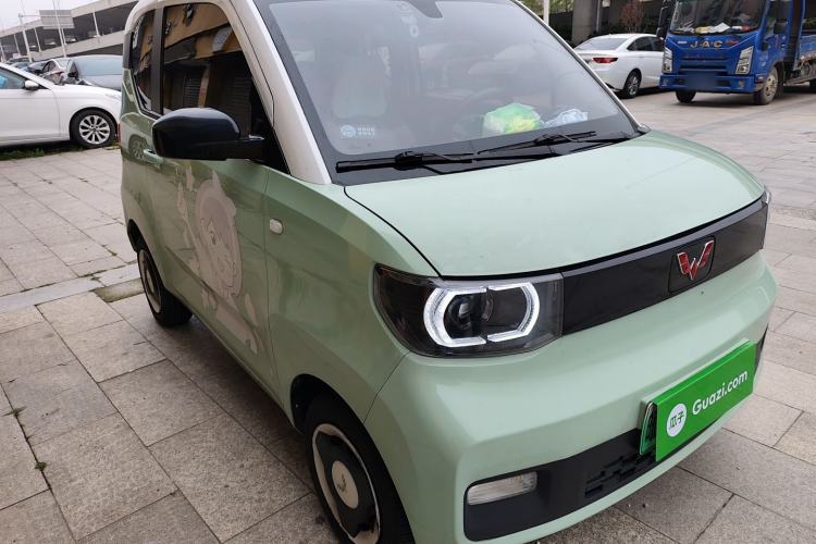 Used Wuling Hongguang MINIEV 2021 Macaron Premium Model – Lithium Iron Phosphate Front Right 45 Deg