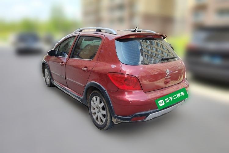 Used Peugeot 307 2013 1.6L Manual CROSS Rear Left 45 Deg