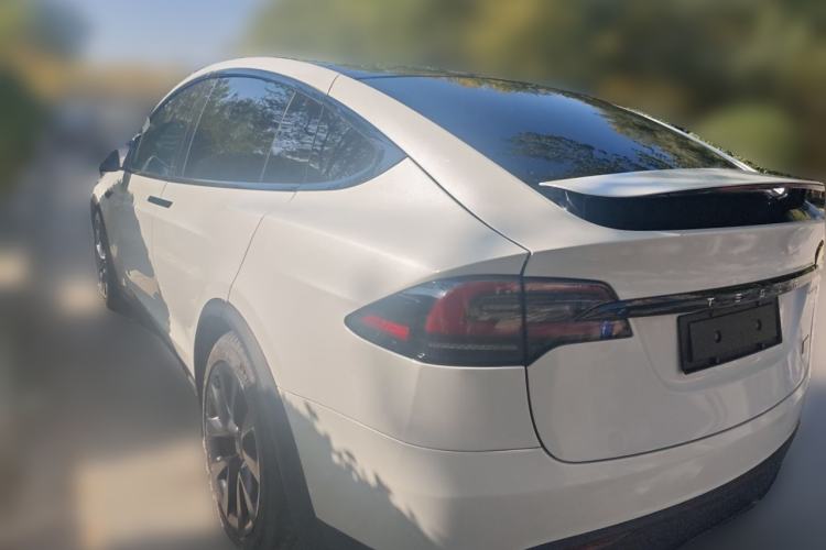 Used Tesla Model X 2023 Dual-Motor All-Wheel-Drive Version Rear Left 45 Deg