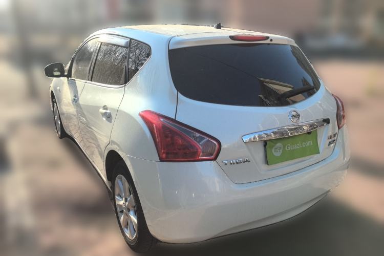 Used Nissan Tiida 2011 1.6L CVT Smart Version Rear Left 45 Deg