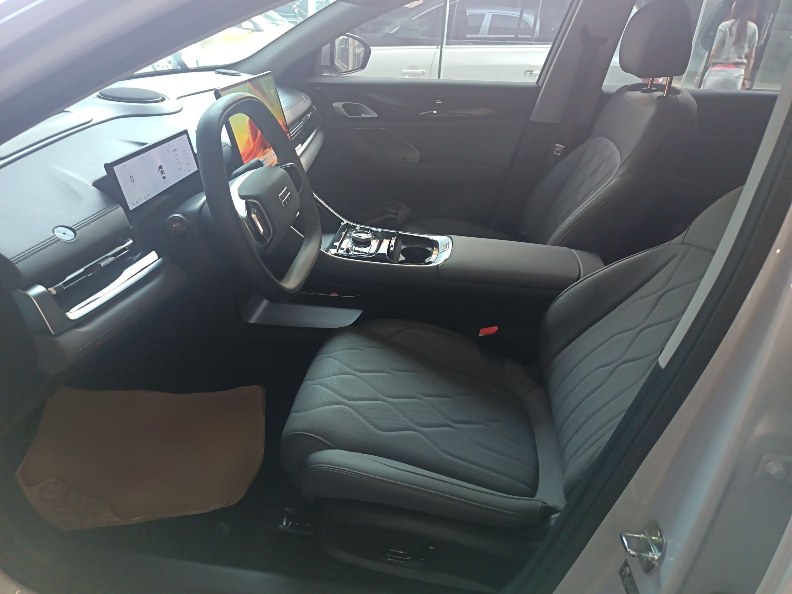 Переднее сиденье в автомобиле