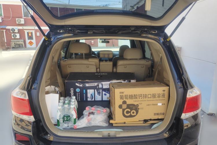 Used Toyota Highlander 2012 2.7L Two-Wheel Drive 7-Seater Luxury Edition Trunk