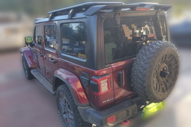 Used Jeep Wrangler New Energy 2021 Four-Door 2.0T 4xe Sahara Rear Left 45 Deg