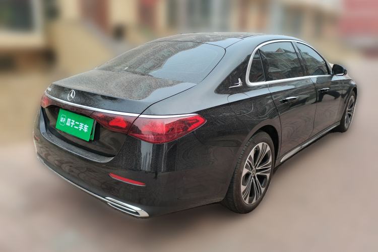 Used Mercedes-Benz E-Class New Energy 2024 E 350 e L Plug-in Hybrid Sedan Rear Right 45 Deg
