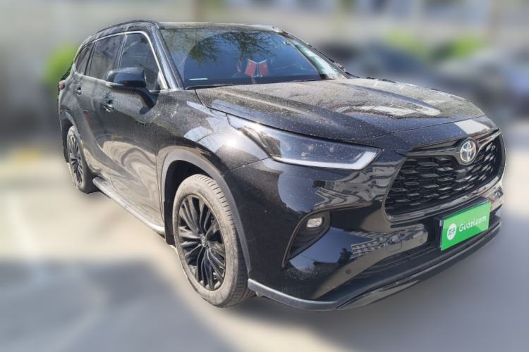 Used Toyota Highlander 2023 2.5L Smart Electric Hybrid Dual-Engine 4x4 Knight Edition 7 Seats Front Right 45 Deg