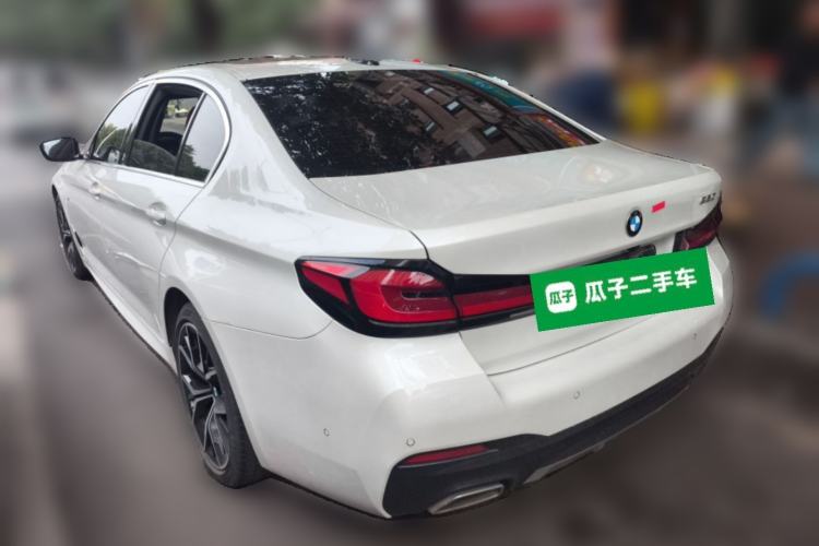 Used BMW 5 Series 2022 530Li Luxury Edition M Sport Package Rear Left 45 Deg