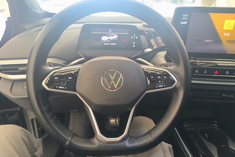 Used Volkswagen ID.4 CROZZ 2021 Long-Range PURE+ Two-Wheel Drive Version Steering Wheel