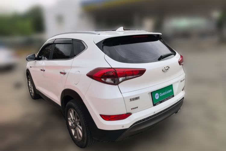 Used Hyundai Tucson 2015 1.6T Dual-Clutch Two-Wheel-Drive Smart Model Rear Left 45 Deg