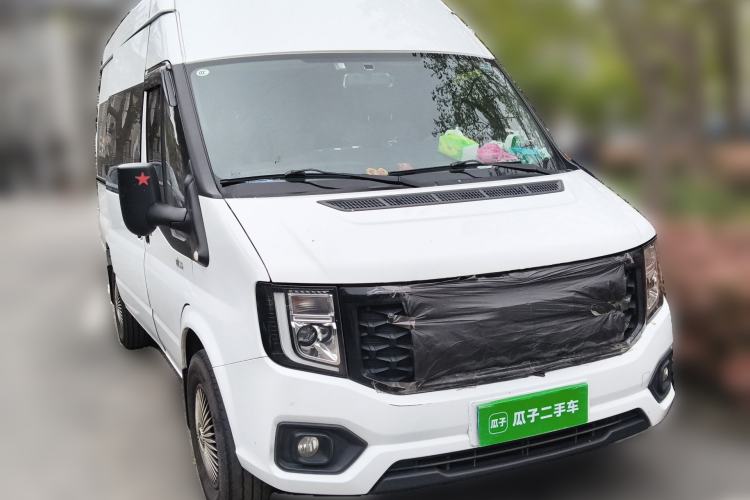 Used JMC Fushun 2023 2.0T Manual Mid-Drive Mid-Roof Commercial Multi-Purpose 7-Seater Passenger Vehicle Front Right 45 Deg