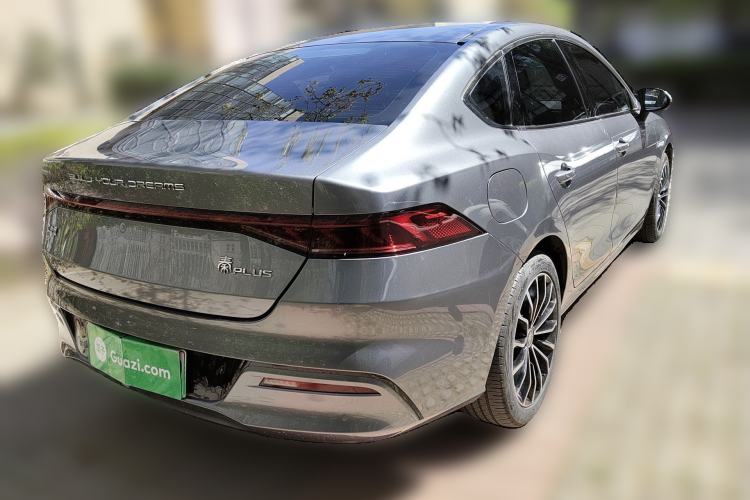 Used BYD Qin PLUS 2021 EV 600KM Flagship Model Rear Right 45 Deg