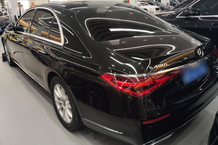 Used Mercedes-Benz S-Class 2021 S 400 L Business Model Rear Left 45 Deg