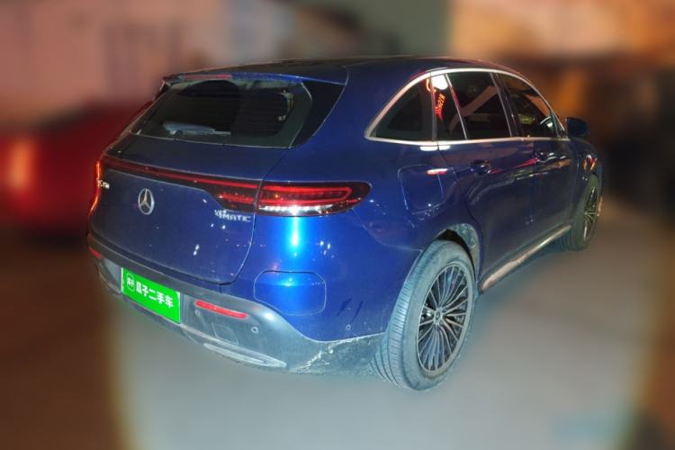 Used Mercedes-Benz EQC 2021 EQC 350 4MATIC Rear Right 45 Deg