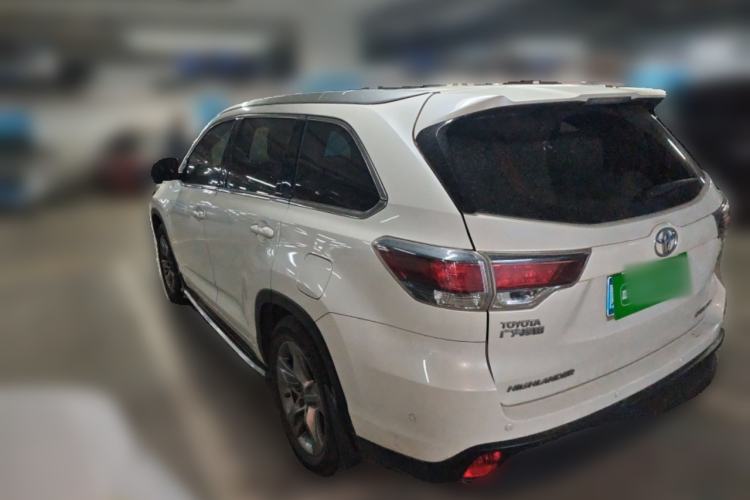 Used Toyota Highlander 2015 2.0T Four-Wheel Drive Luxury Edition 7-Seater Rear Left 45 Deg