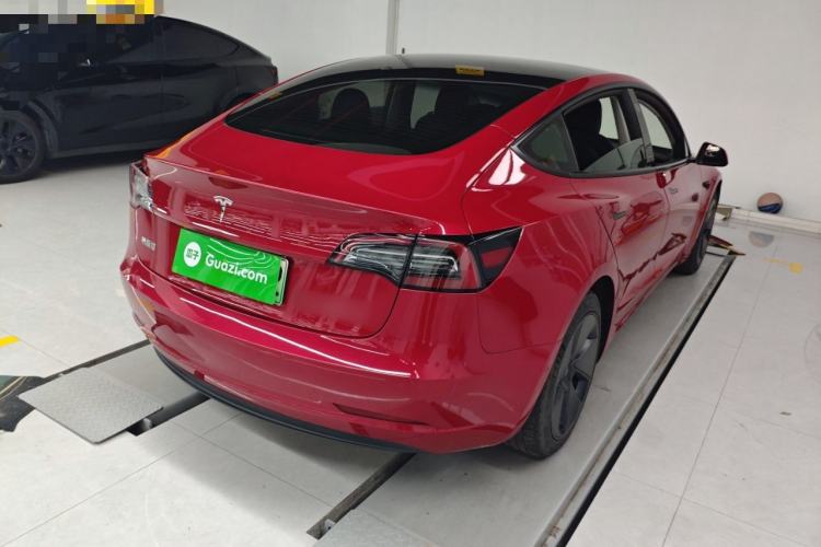 Used Tesla Model 3 2021 Revised Version Standard Range Rear-Wheel Drive Upgraded Edition 3D1 Rear Right 45 Deg