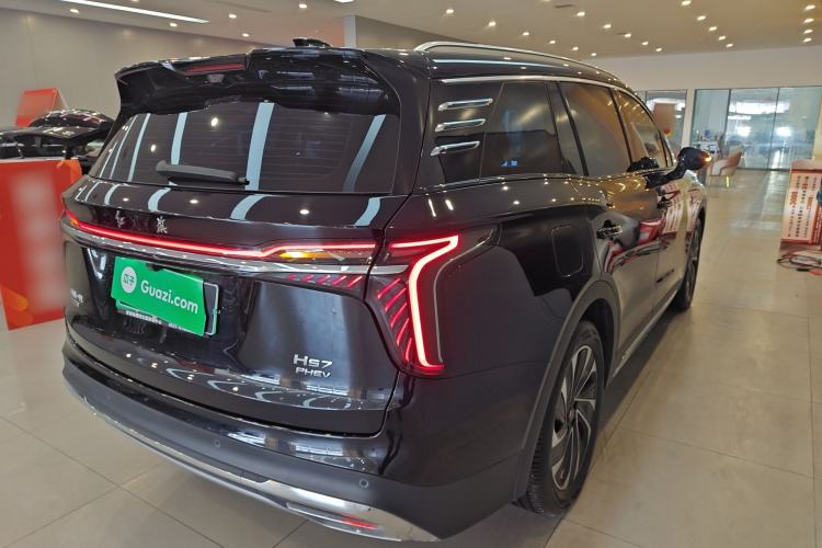 Used Hongqi HS7 PHEV 2024 2.0T PHEV Four-Wheel Drive Flagship Edition 6 Seats Rear Right 45 Deg