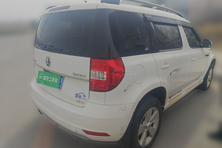 Used Skoda Yeti 2016 1.4TSI Manual Entry-Level Model Rear Right 45 Deg