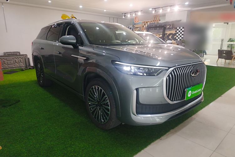 Used Chery Tiggo 9 C-DM 2025 1.5T 106KM Enjoy Edition 7 Seats Lithium Iron Phosphate Front Right 45 Deg