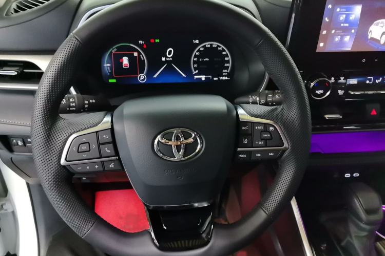 Used Toyota Highlander 2024 2.5L Smart Electric Hybrid Dual-Motor Two-Wheel-Drive Elite Edition 5 Seats Steering Wheel