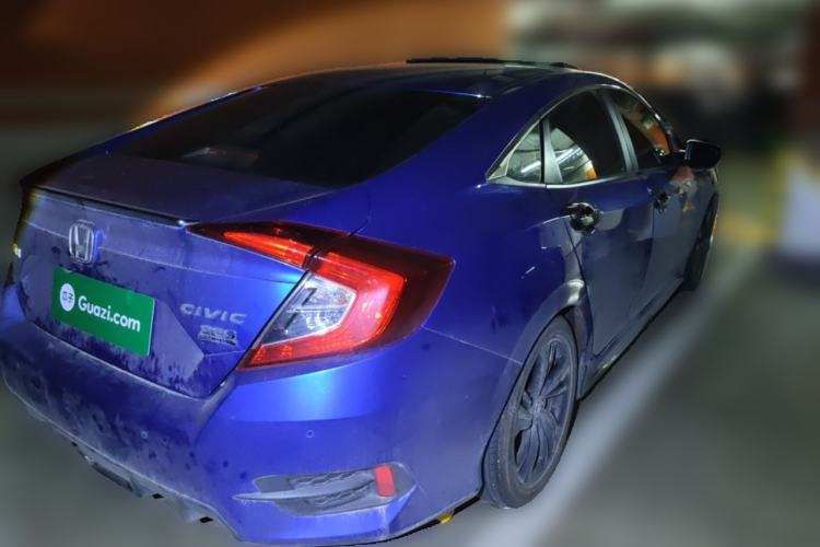 Used Honda Civic 2019 220TURBO CVT Dynamic Edition China VI Emission Standard Rear Right 45 Deg