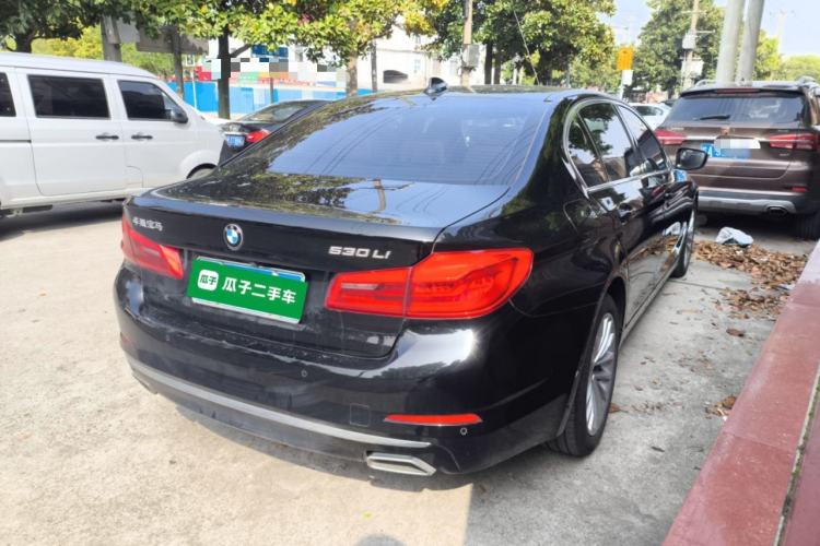 Used BMW 5 Series 2020 530Li Leading Edition Luxury Package Rear Right 45 Deg