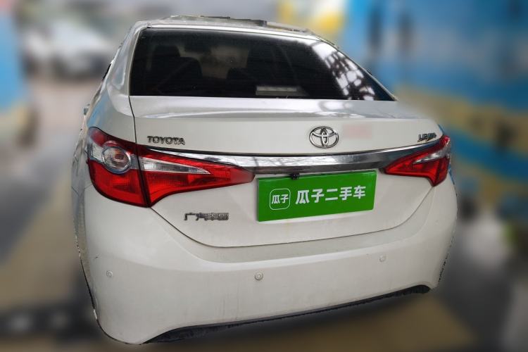 Used Toyota Levin 2016 1.6G CVT Elite Edition Rear