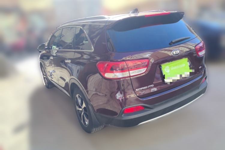 Used Kia Sorento 2015 Sorento L 2.4L Gasoline 4WD Elite Edition 5 Seats China V Emission Standard Rear Left 45 Deg