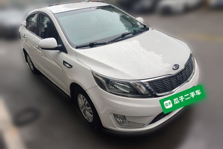 Used Kia K2 2012 Sedan 1.4L Automatic GLS Commemorative Edition Front Right 45 Deg