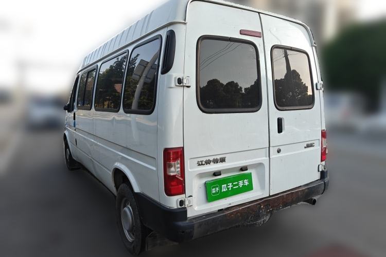 Used JMC Transit 2019 2.8T Commercial Version Intelligent Automatic Transmission Long Wheelbase Mid-Height 6-Seater Rear Single Tire China VI Emission Standard JX493

