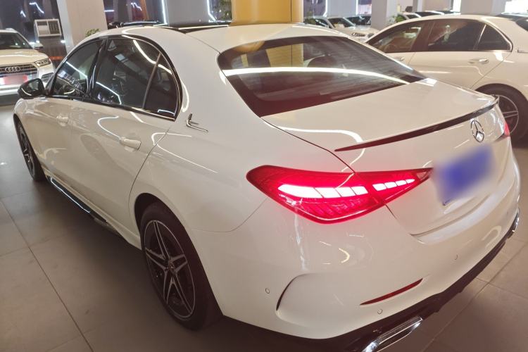 Used Mercedes-Benz C-Class 2023 C 260 L Bright Night Sports Edition Rear Left 45 Deg