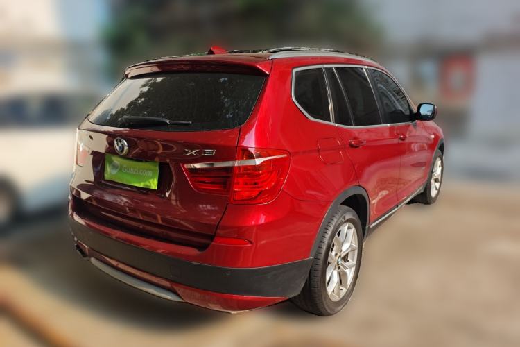 Used BMW X3 2011 xDrive28i Luxury Model Rear Right 45 Deg