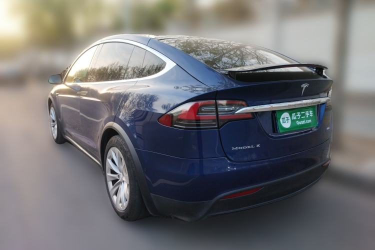 Used Tesla Model X 2016 X 90D Rear Left 45 Deg