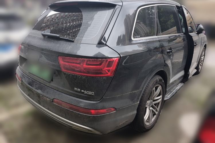Used Audi Q7 New Energy 2019 55 e-tron Rear Right 45 Deg