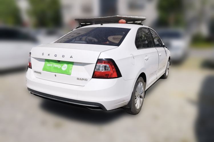 Used Skoda Rapid 2019 1.5L Automatic Comfort Edition China VI Standard Rear Right 45 Deg