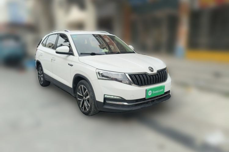 Used Skoda Kamiq 2018 1.5L Automatic Comfort Edition China VI Standard Front Right 45 Deg